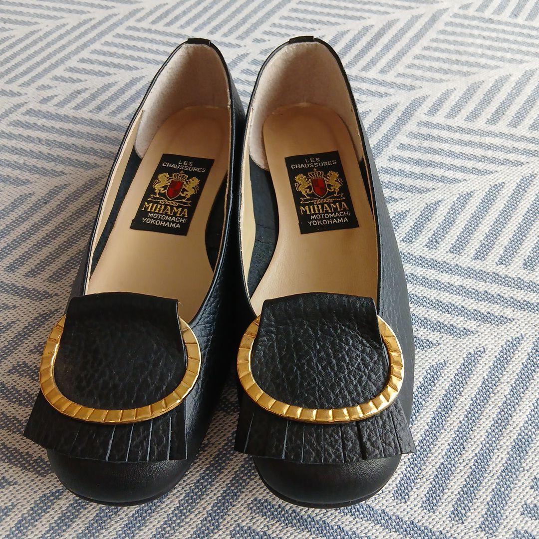 ミハマ　カッターシューズ　ブラック