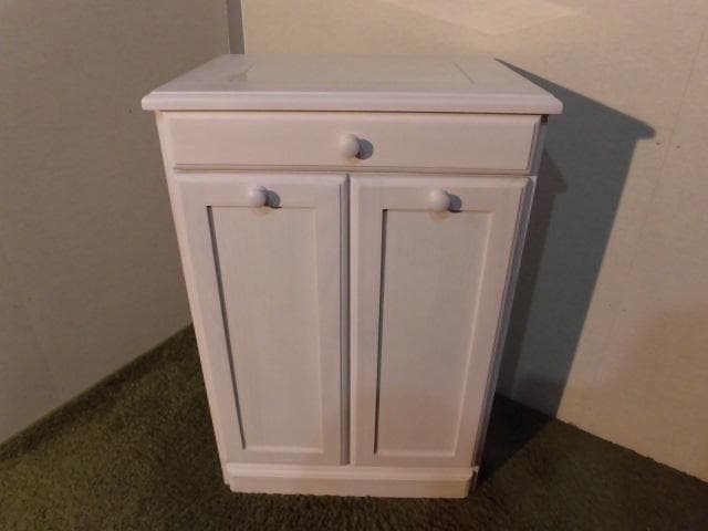 送料無料/展示品/アウトレット/新品★カントリー調★分別ダストボックス（2分別）