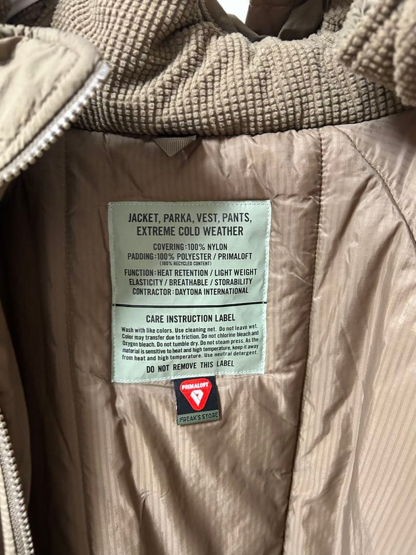 ジャケット・アウター FREAK'S STORE LEVEL7 PRIMALOFT JACKET M