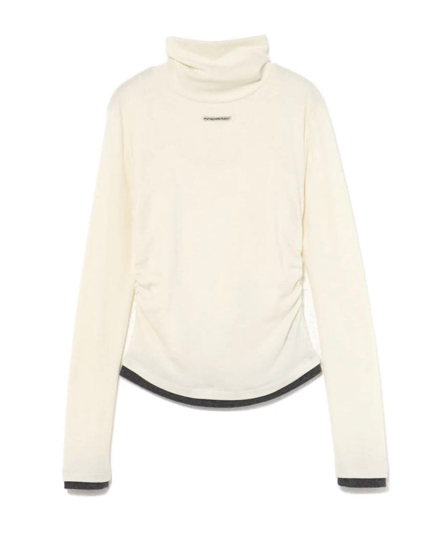 トップス andmary Ava layered tops ivory