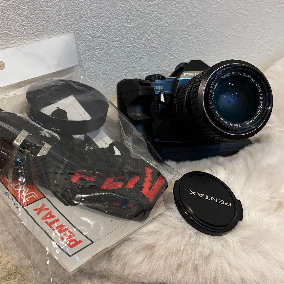 PENTAXpentaxmesuperブラック一眼レフフィルムカメラワインダー付