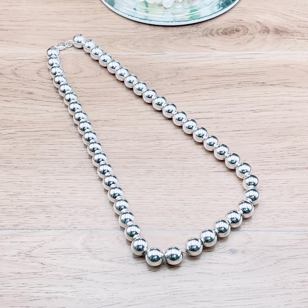 ◇ティファニー◇ 新品仕上済 ハードウェア ボール 均一 ネックレス 47.7g