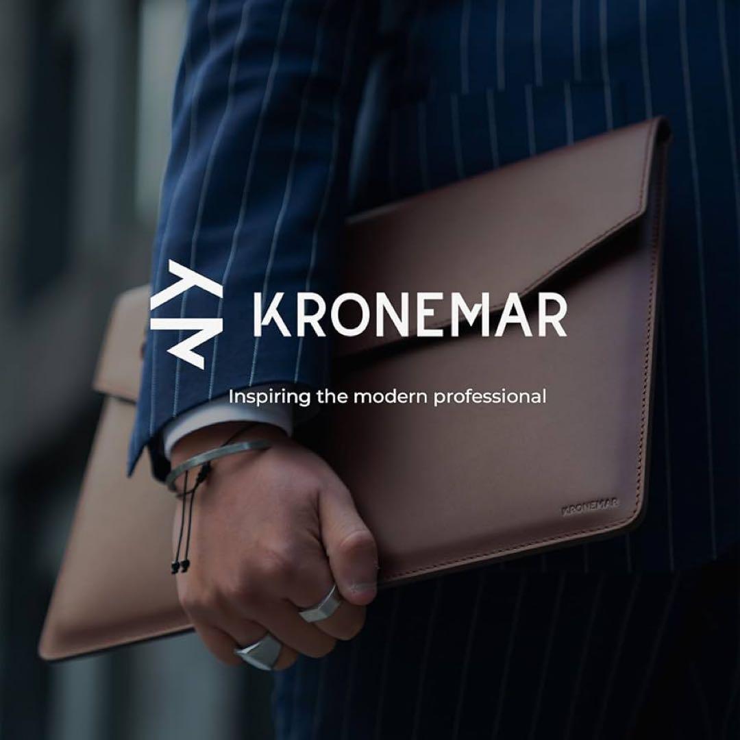 Kronemar 14インチ 本革 ノートパソコンケース MacBook Pro