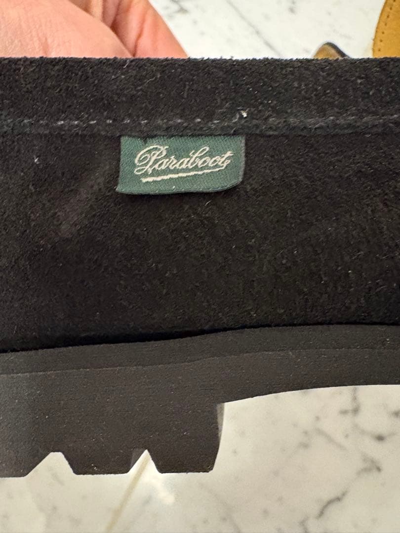 Paraboot パラブーツ ローファー 黒 スエードラグソール 5 1/2