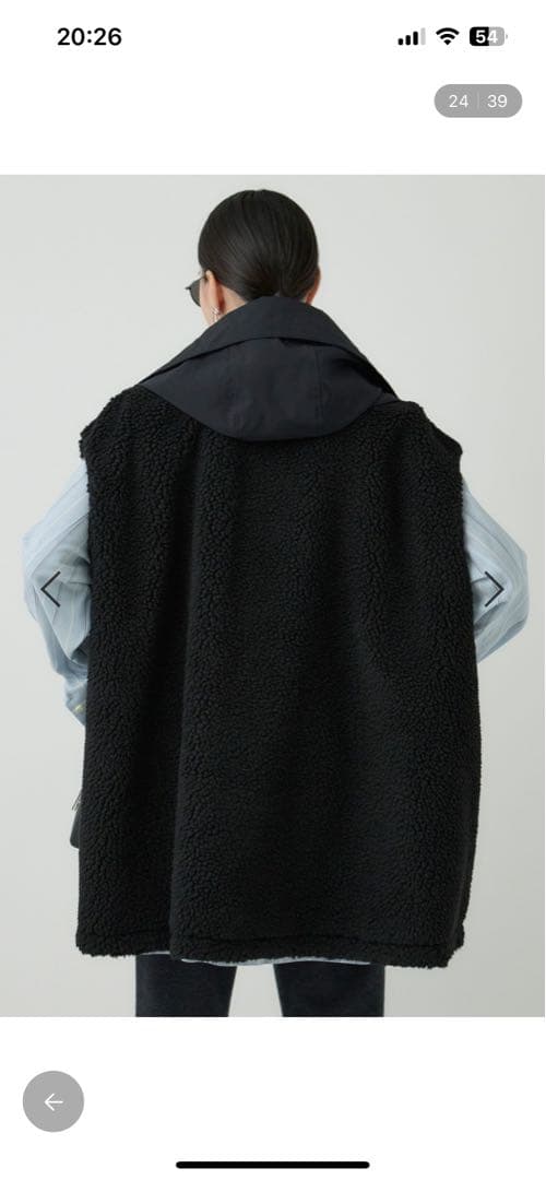 新品未使用Chaos ＶＡＣＨＥＭＥＮＴボアベスト