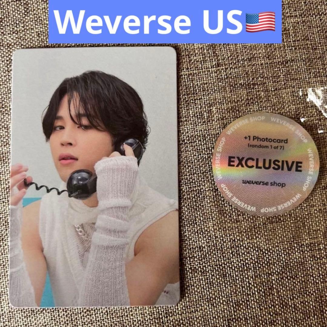 BTS PTD Weverse US アメリカ 特典 トレカ ジミン JIMIN