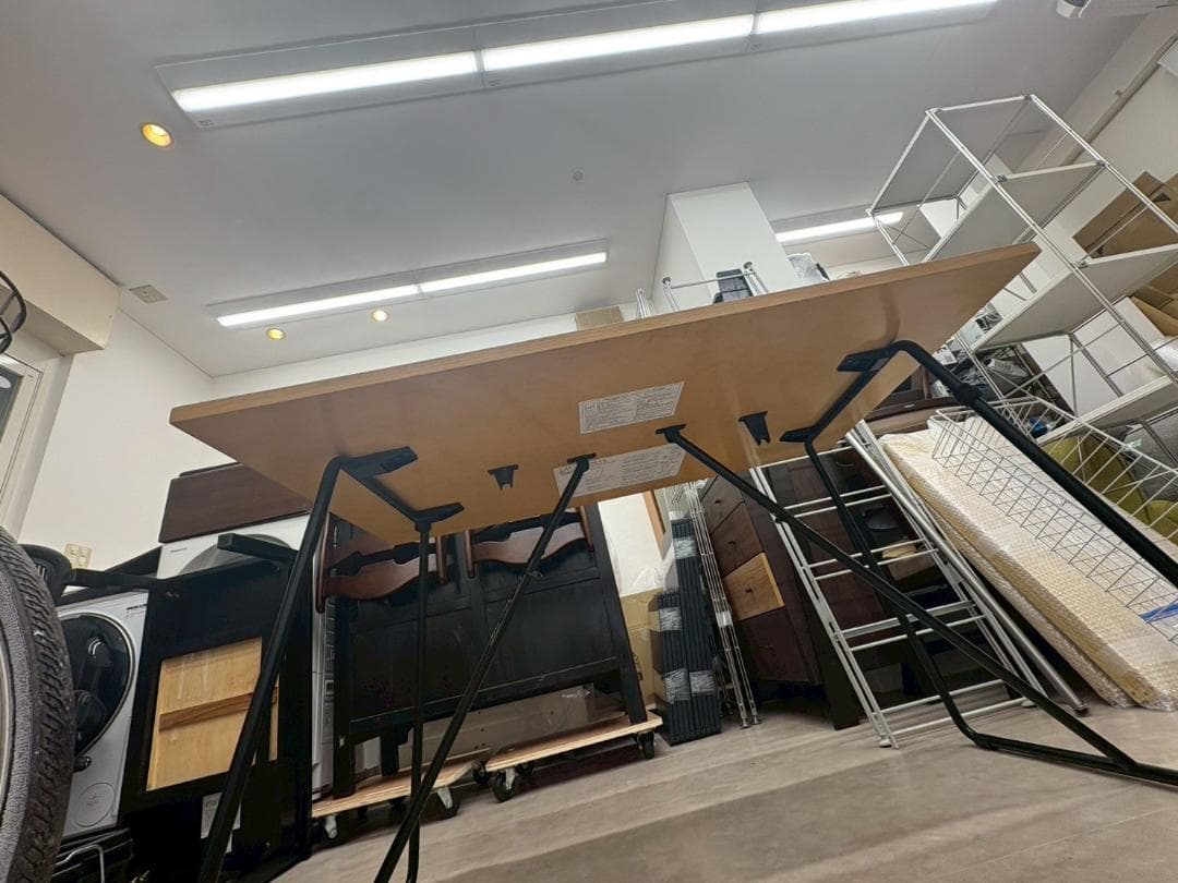 無印良品 折りたたみテーブル 木目調 120×70×70cm たのメル便