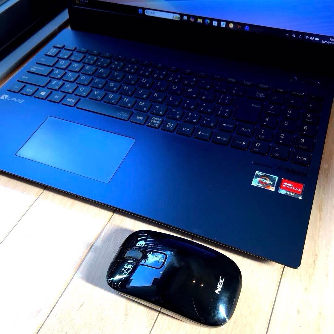 美品 NEC LaVie N1585/A(新品M.2NVMe SSD 1TB)