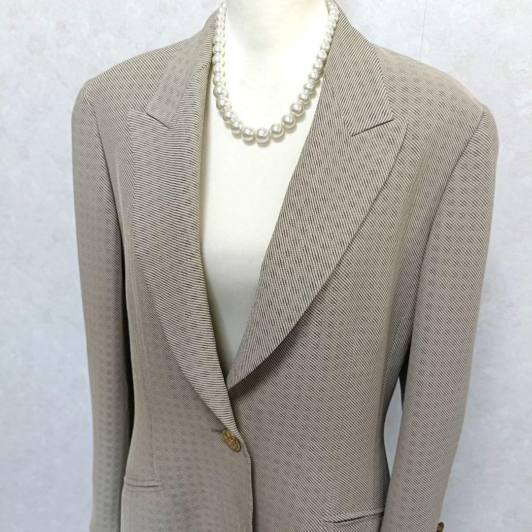 ESCADA ドイツ製 ヴィンテージ テーラードジャケット 金ボタン 40 L