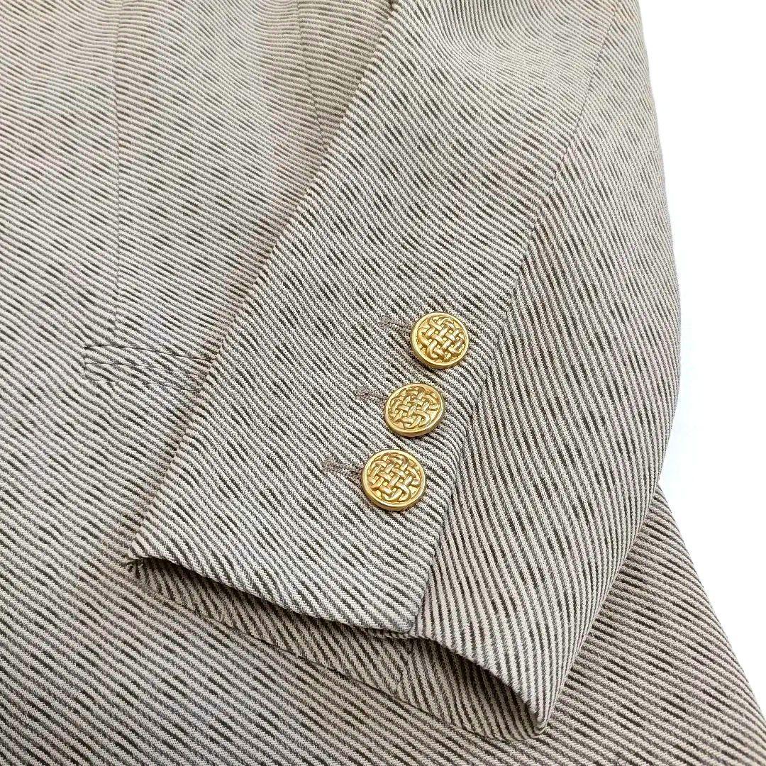 ESCADA ドイツ製 ヴィンテージ テーラードジャケット 金ボタン 40 L