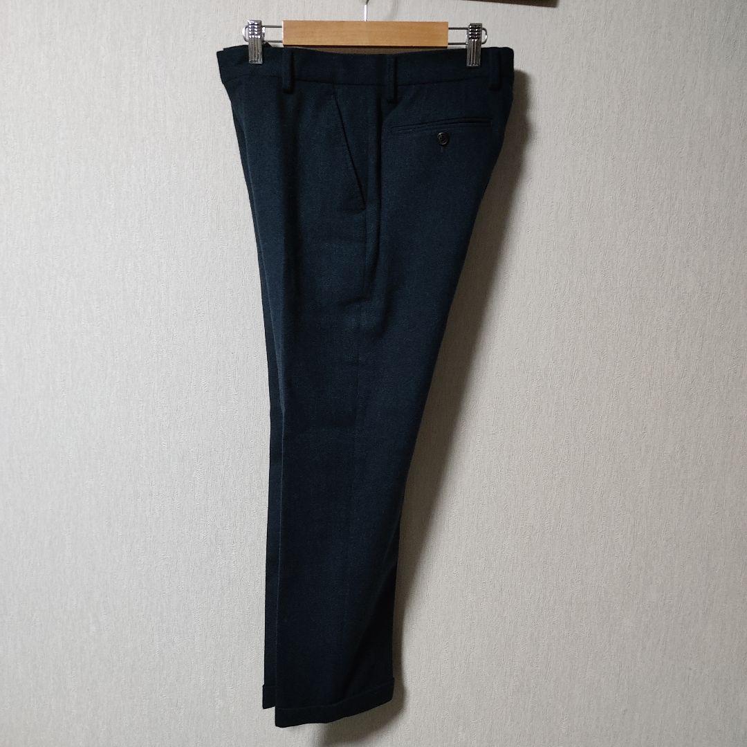 【現行】ポールスミス スーツ上下 セットアップ ヘリンボーン グリーン 緑