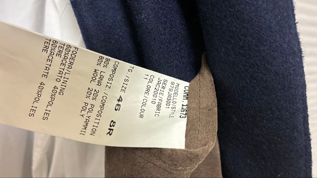 こうへい　美品　定番　eleventy ネイビー ジャケット　46