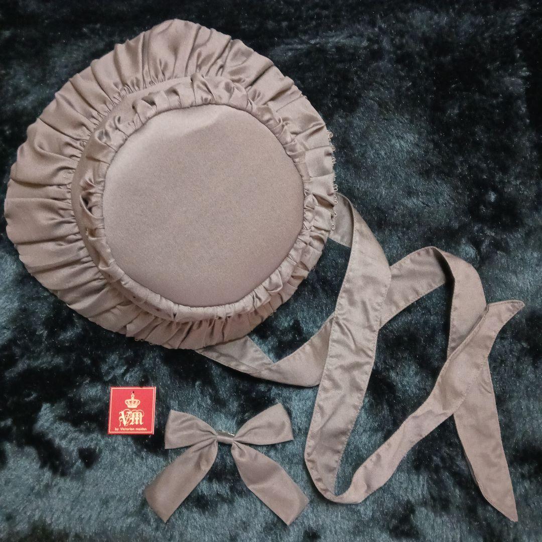 ヴィクトリアンメイデン　エレガントギャザードールハット　ウィンターリーフ