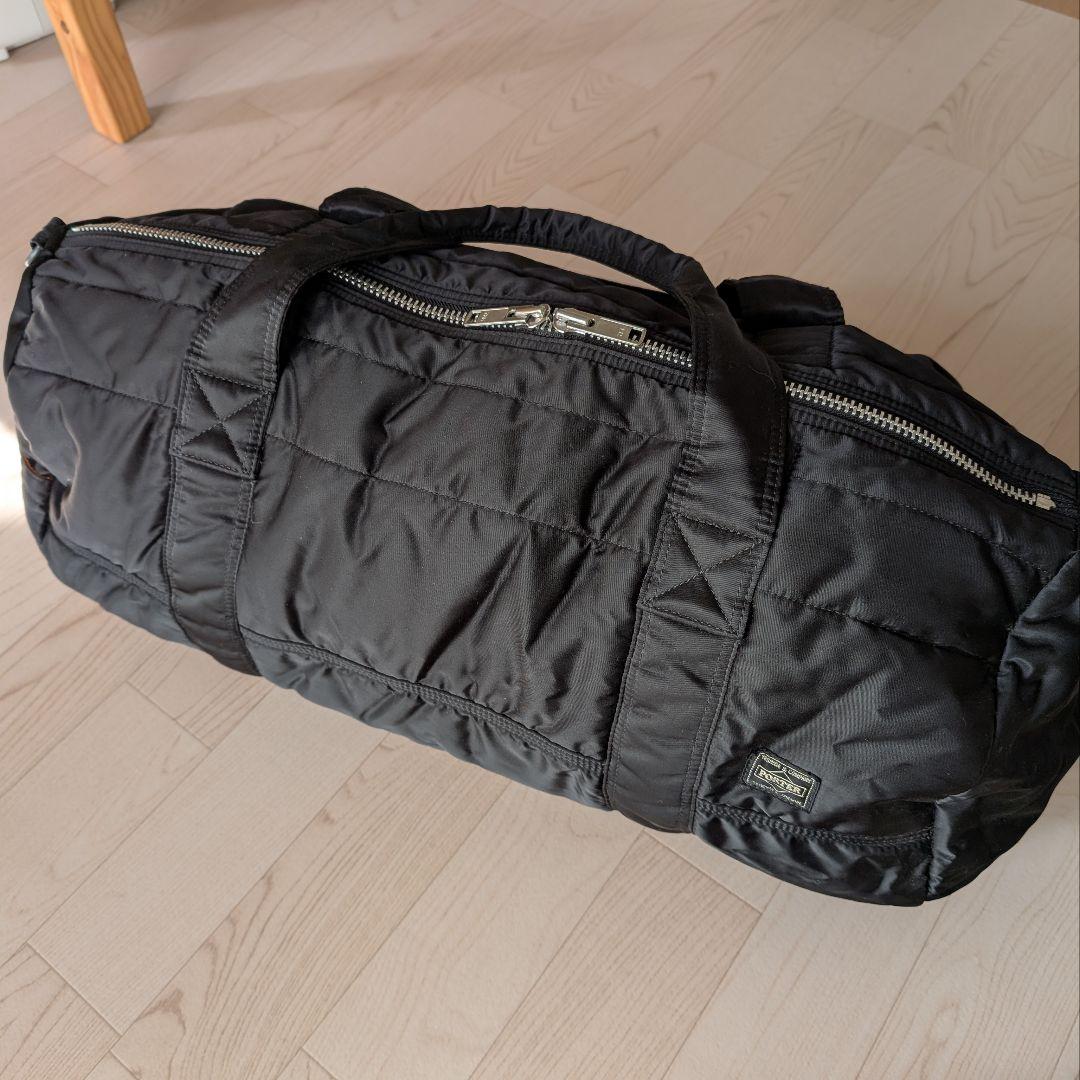 ☆らっと☆ポーター　タンカー　ボストンバッグＭ 2way ブラック