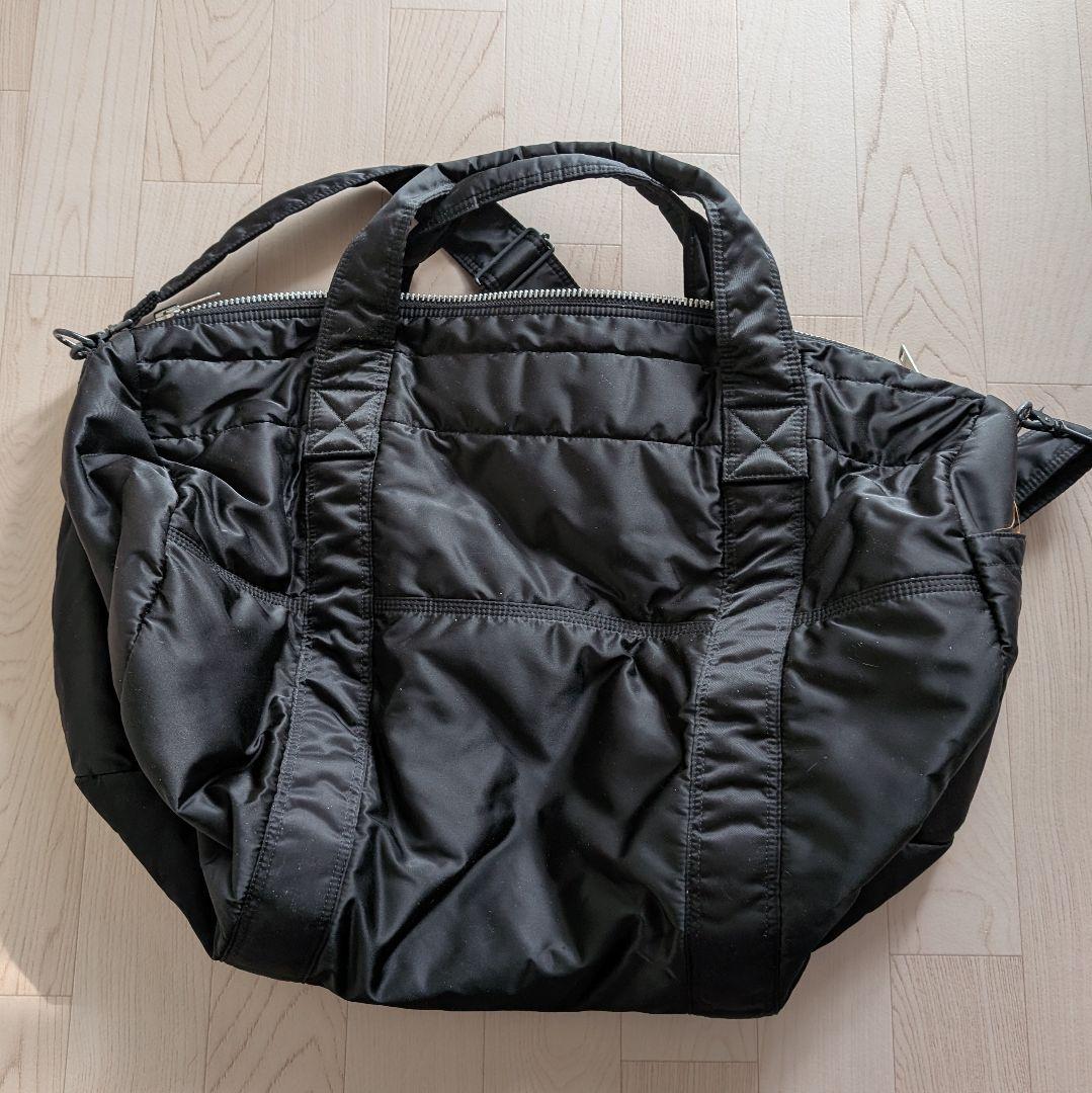 ☆らっと☆ポーター　タンカー　ボストンバッグＭ 2way ブラック