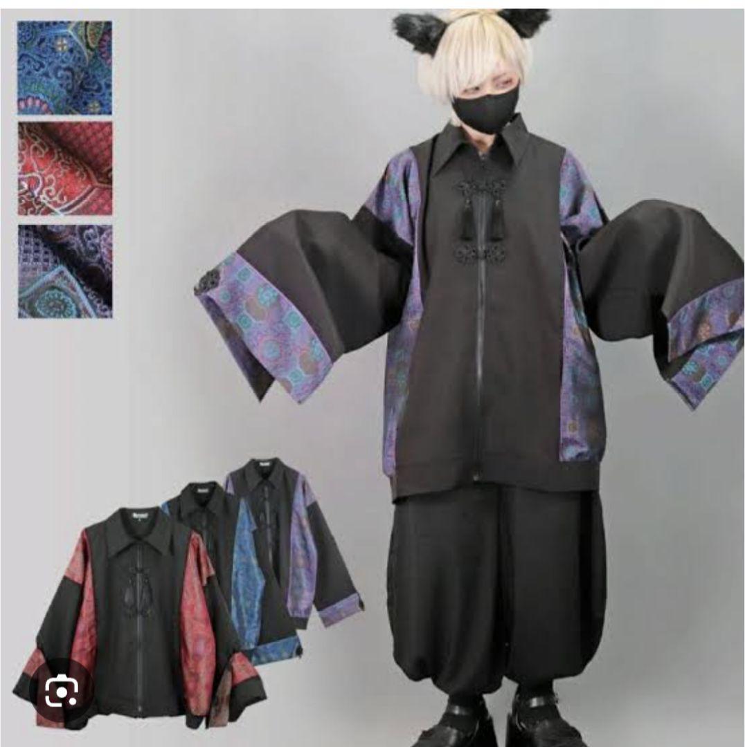 ディオラート　切替・キョンシースリーブブルゾン【中華柄】