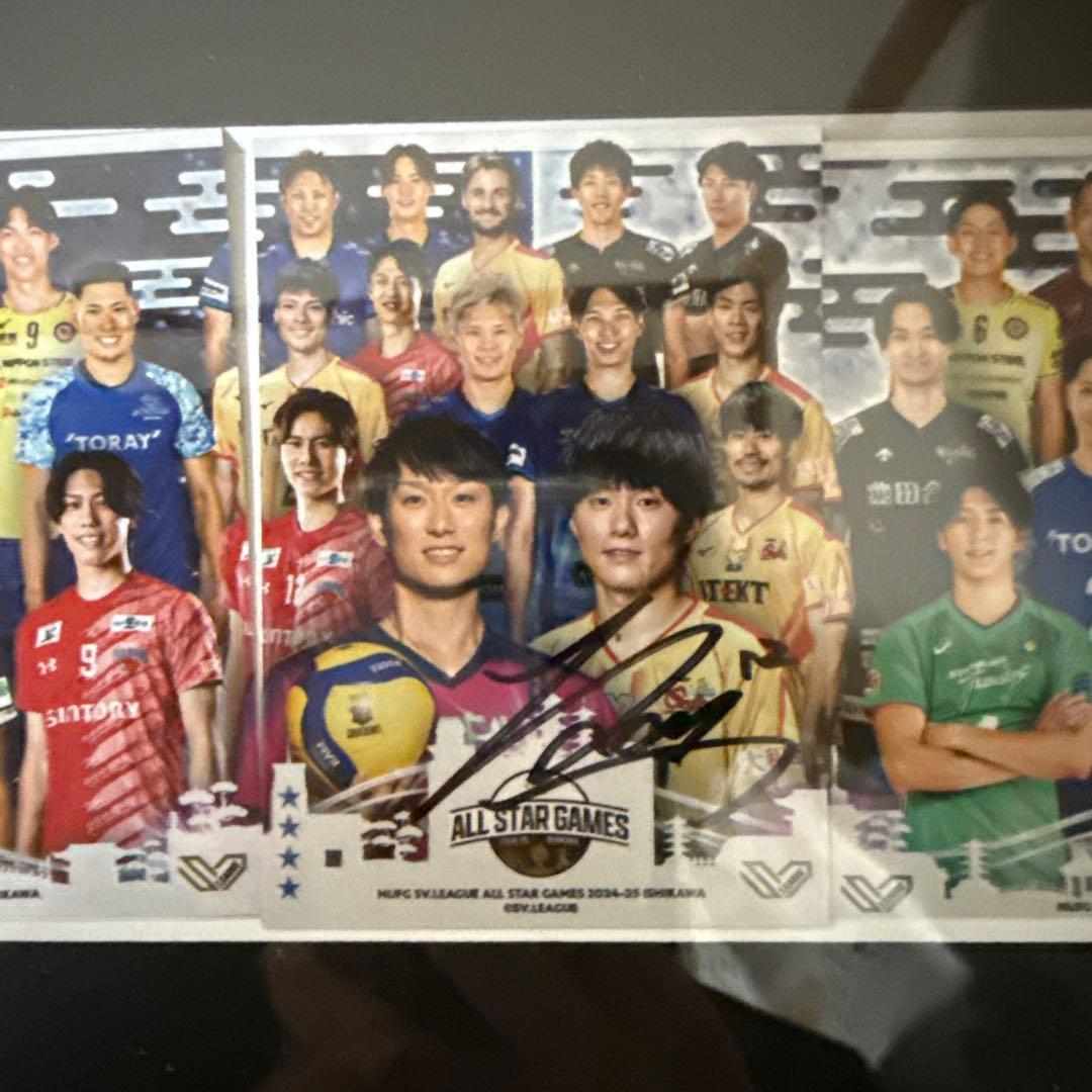 サントリーサンバーズ大阪 髙橋藍選手 直筆サインパネル 【オールスター】