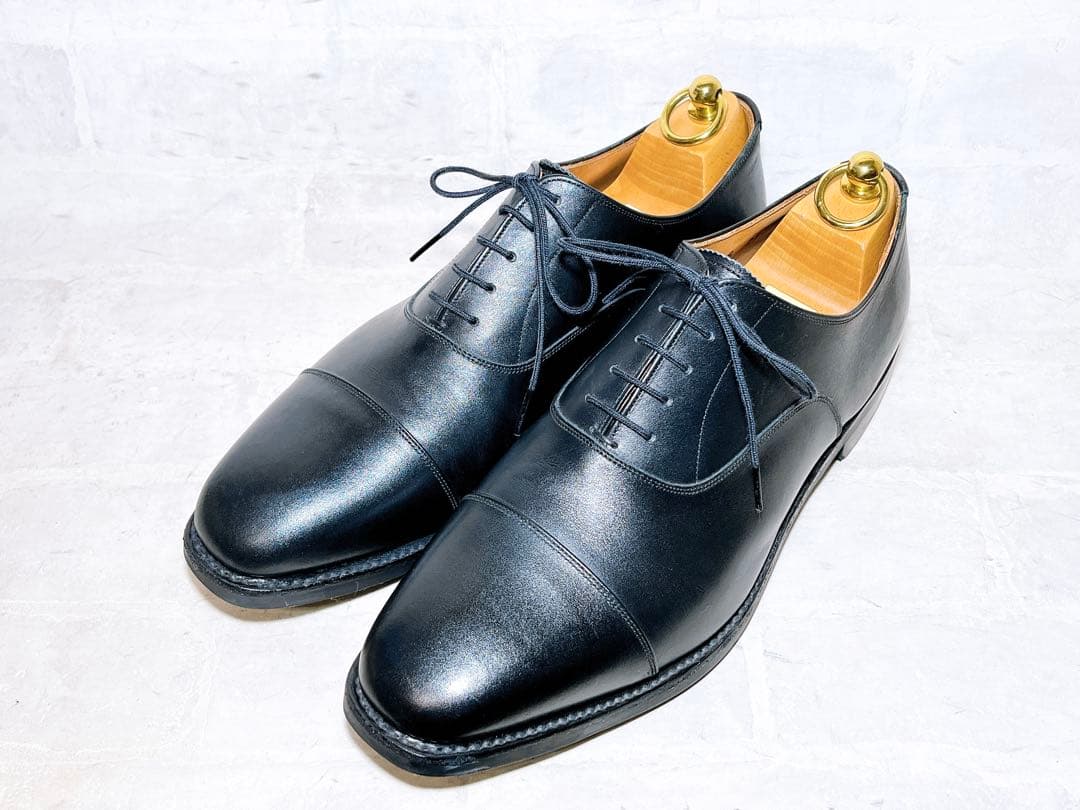 【極美品】スコッチグレイン ストレートチップ ビジネスシューズ 27EEEcm