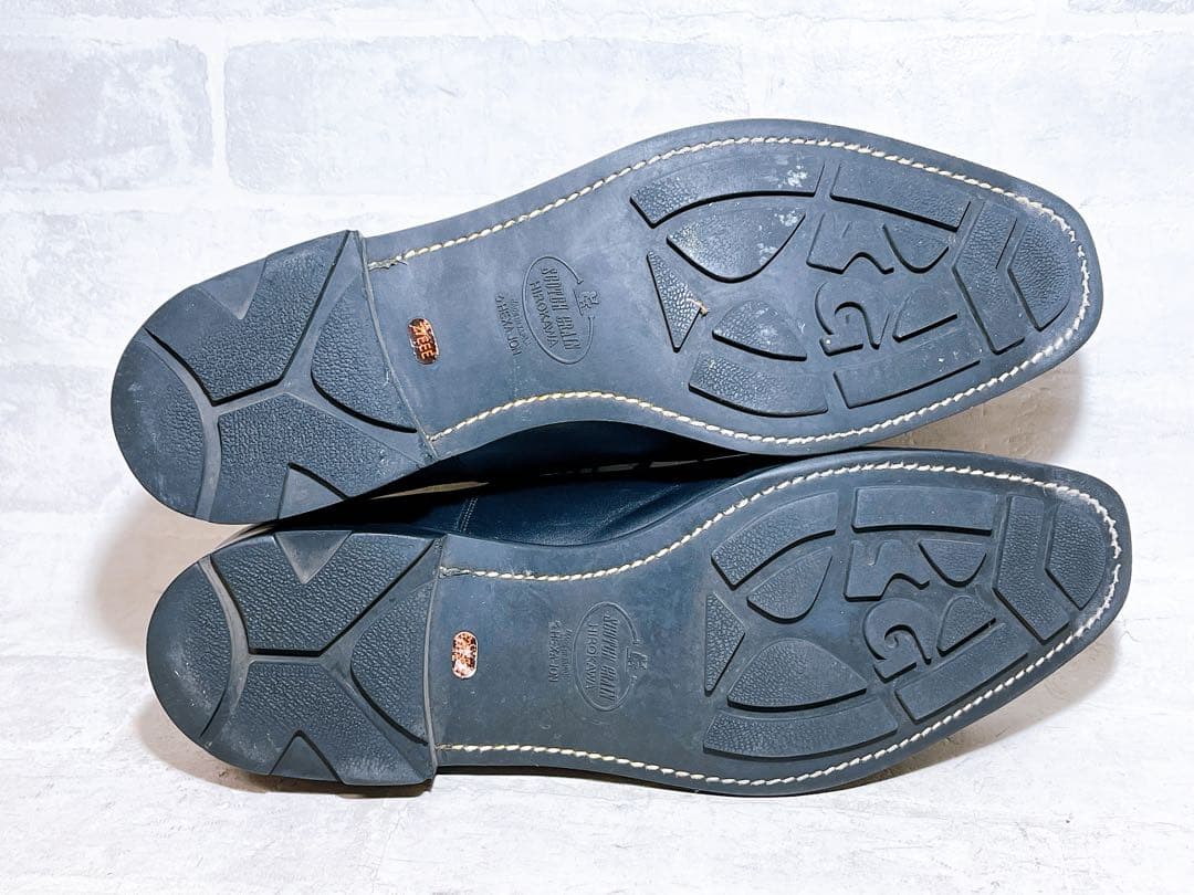 【極美品】スコッチグレイン ストレートチップ ビジネスシューズ 27EEEcm