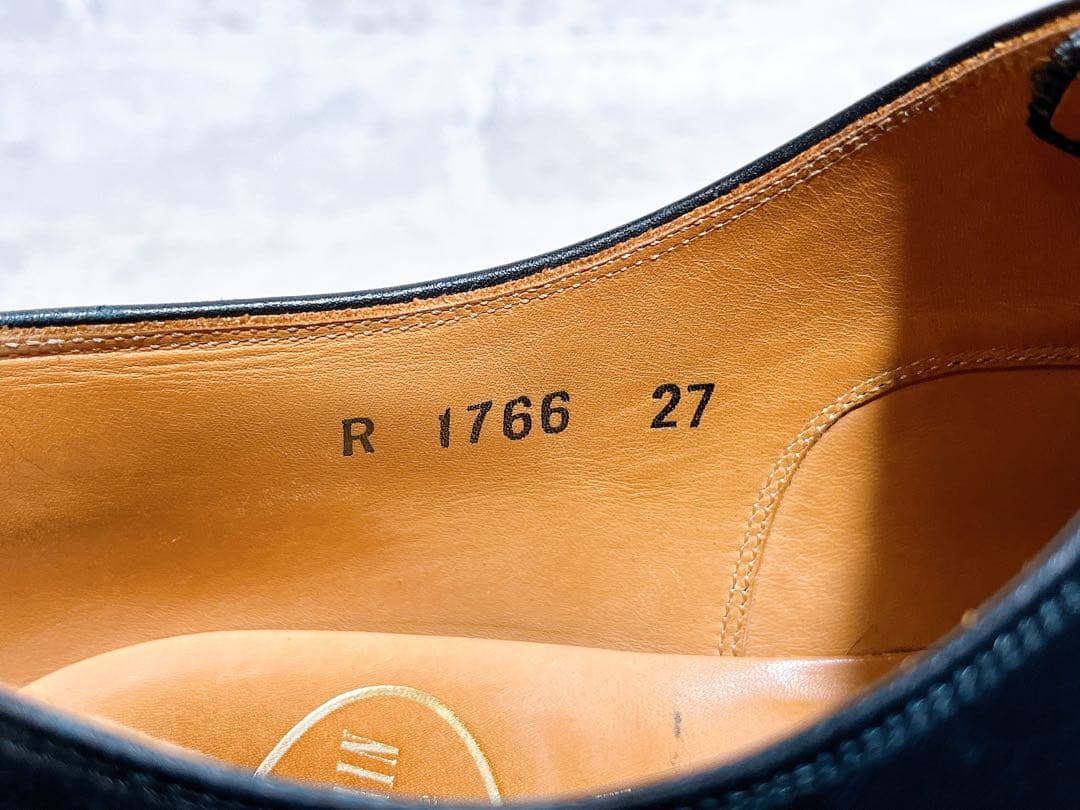 【極美品】スコッチグレイン ストレートチップ ビジネスシューズ 27EEEcm