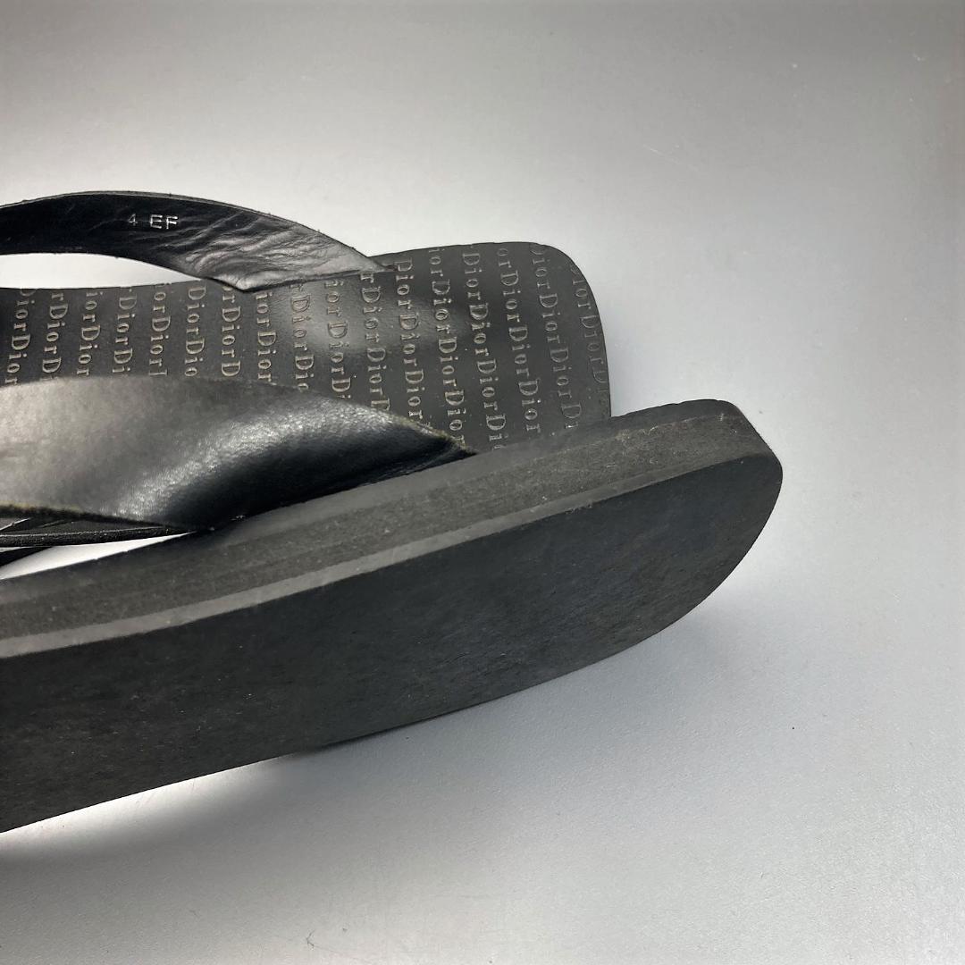 【ディオールオム】　レザーサンダル　ブラック　28cm　DIORHOMME