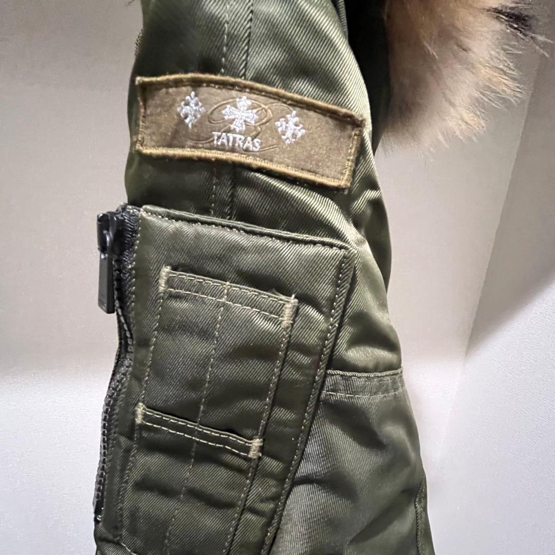 TATRAS ダウンジャケット　カーキ　L