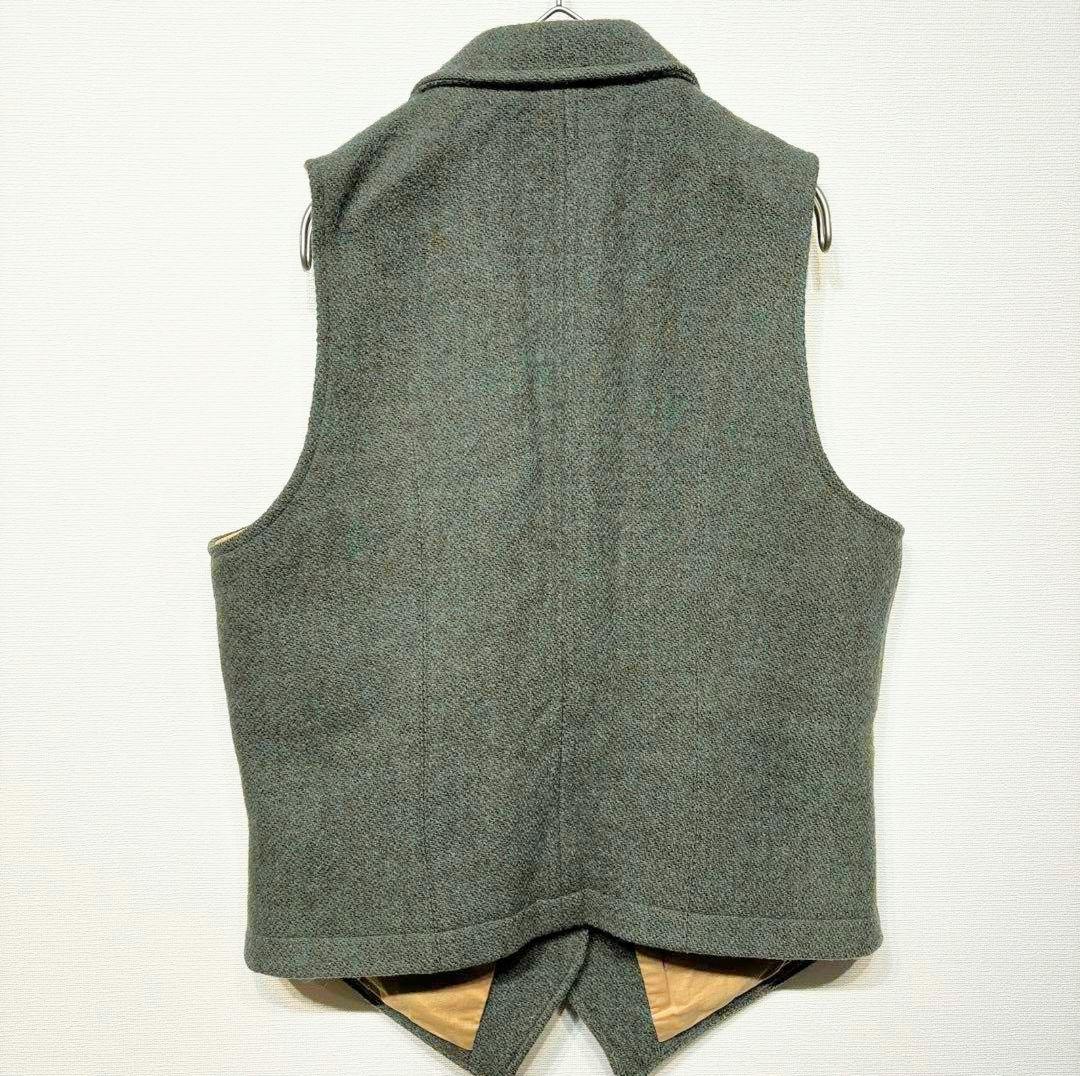 ナイジェルケーボン × ハリスツイード マロリーベスト 英国製 ウール 48