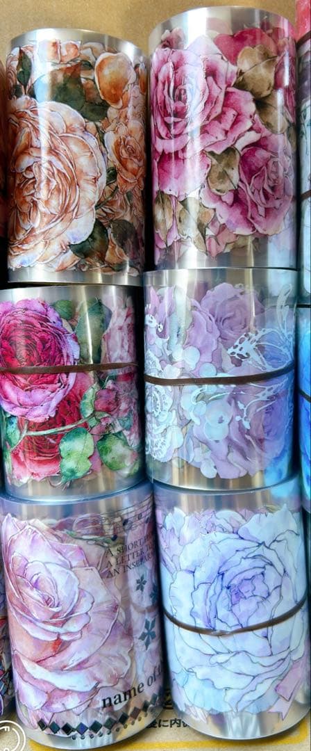 海外マステ　21巻まとめ売り　花装飾