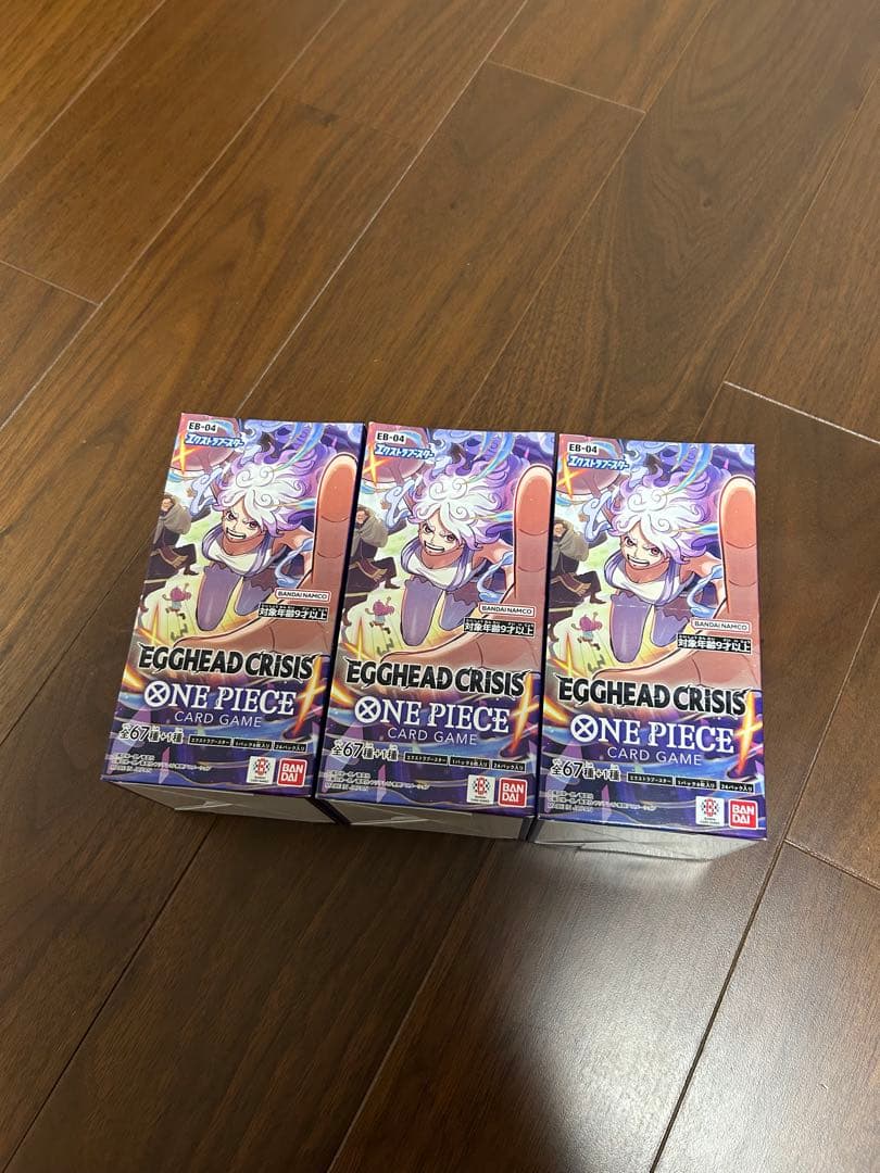 エッグヘッドクライシス　EB04　3BOX　新品未開封　テープ付き
