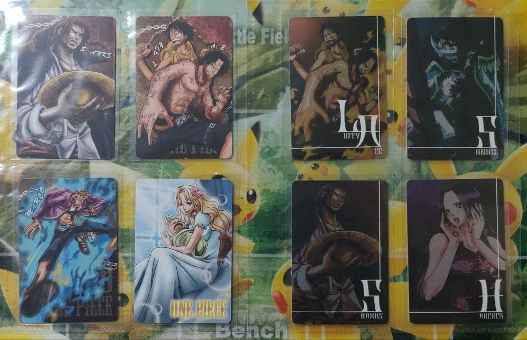 ワンピース キャラメルポップコーン メモリアルログカード 2ndコンプセット