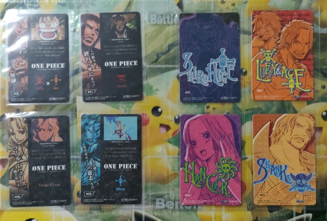 ワンピース キャラメルポップコーン メモリアルログカード 2ndコンプセット
