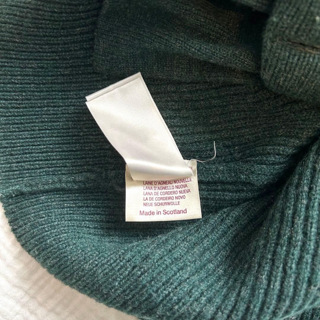 ウィリアムロッキー　カーディガン　ウール100% 38 スコットランド製