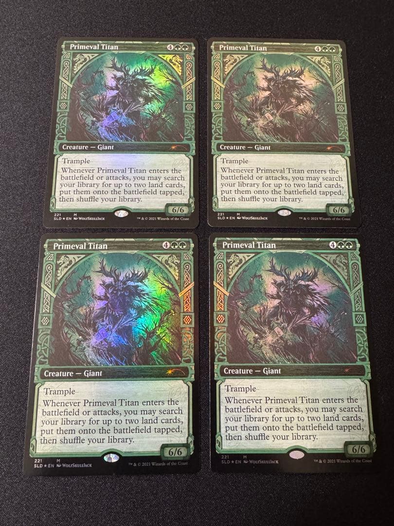 MTG 原始のタイタン Secret Lair ショーケースFoil 4枚セット