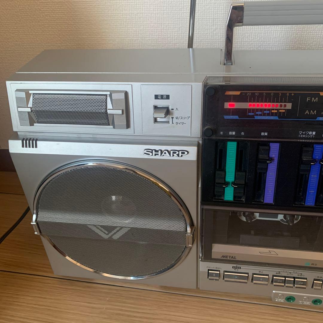 SHARP SEARCHER-WF GF-757 ラジカセ ダブルカセット