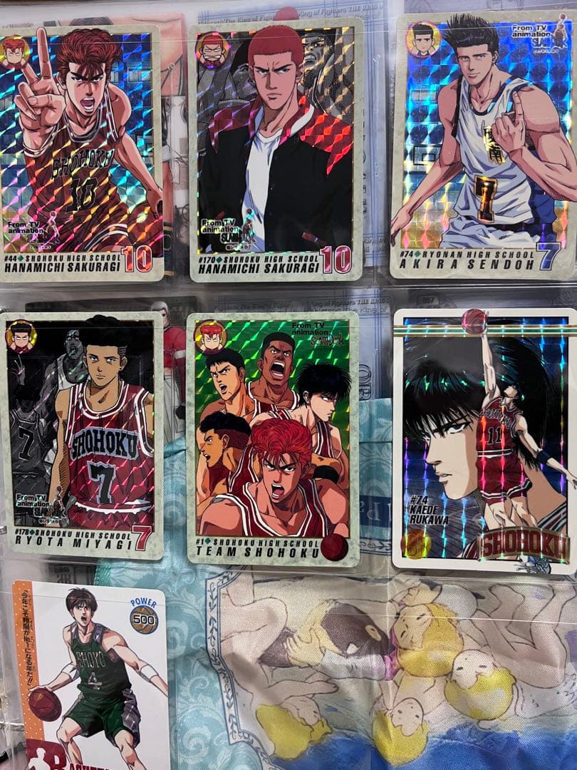 スラムダンク トレーディングカード カードダス キラセット 17枚セット 流川