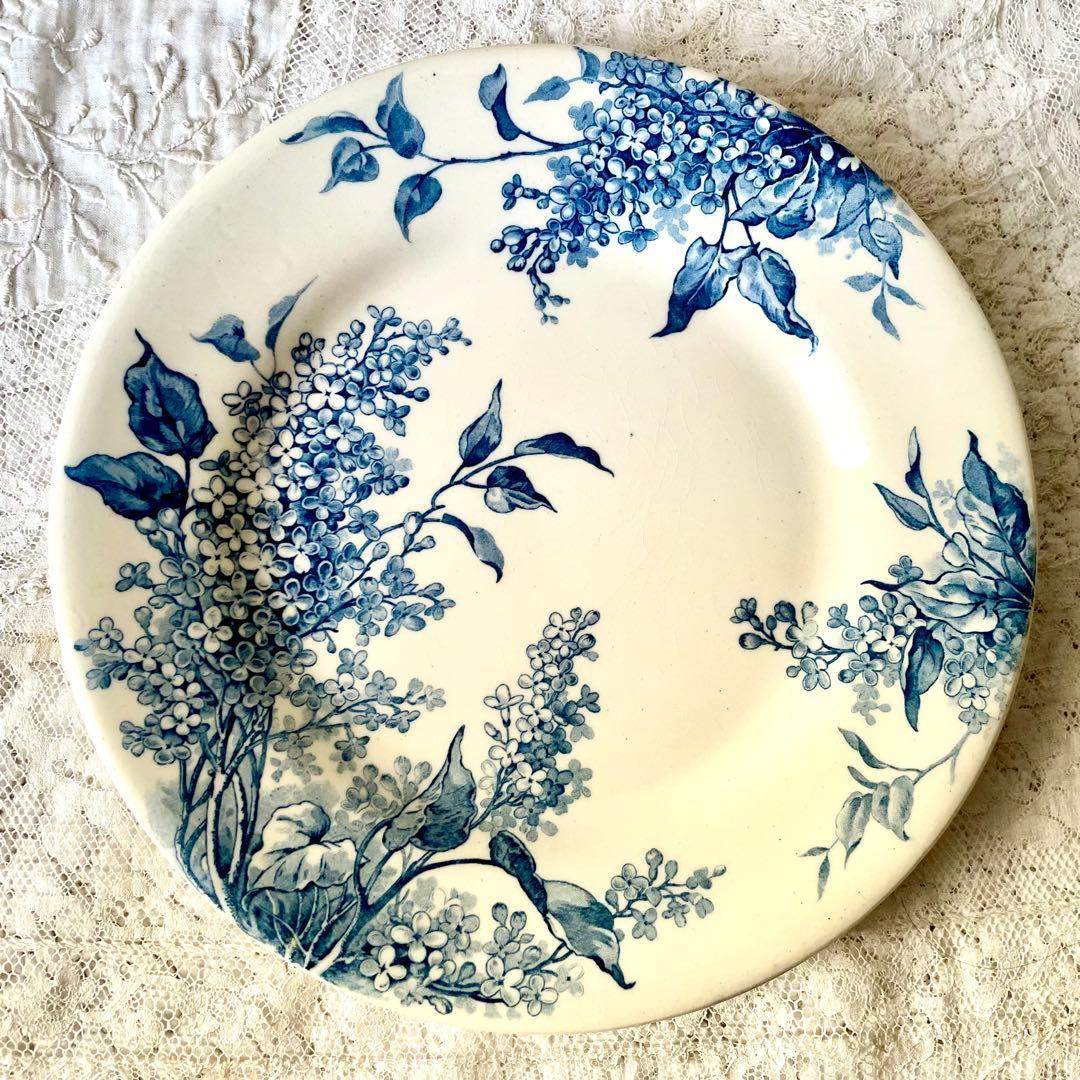 シ*ロ様 サラダ【希少】LILAS リラ平皿プレート　エミール　フランスア