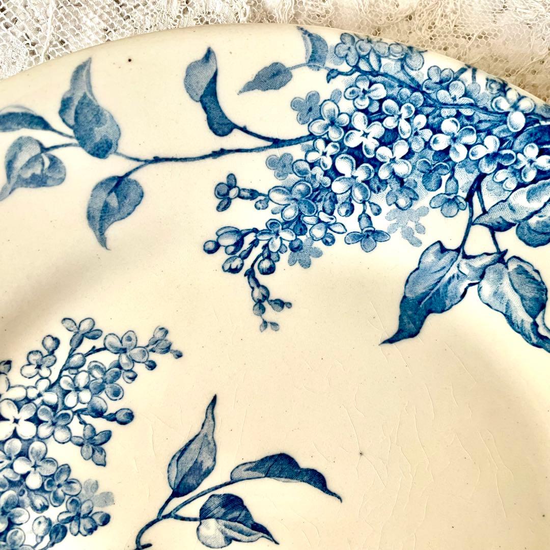 シ*ロ様 サラダ【希少】LILAS リラ平皿プレート　エミール　フランスア