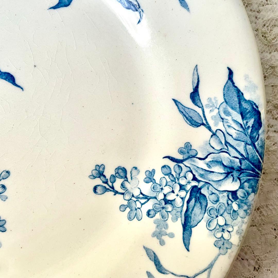 シ*ロ様 サラダ【希少】LILAS リラ平皿プレート　エミール　フランスア