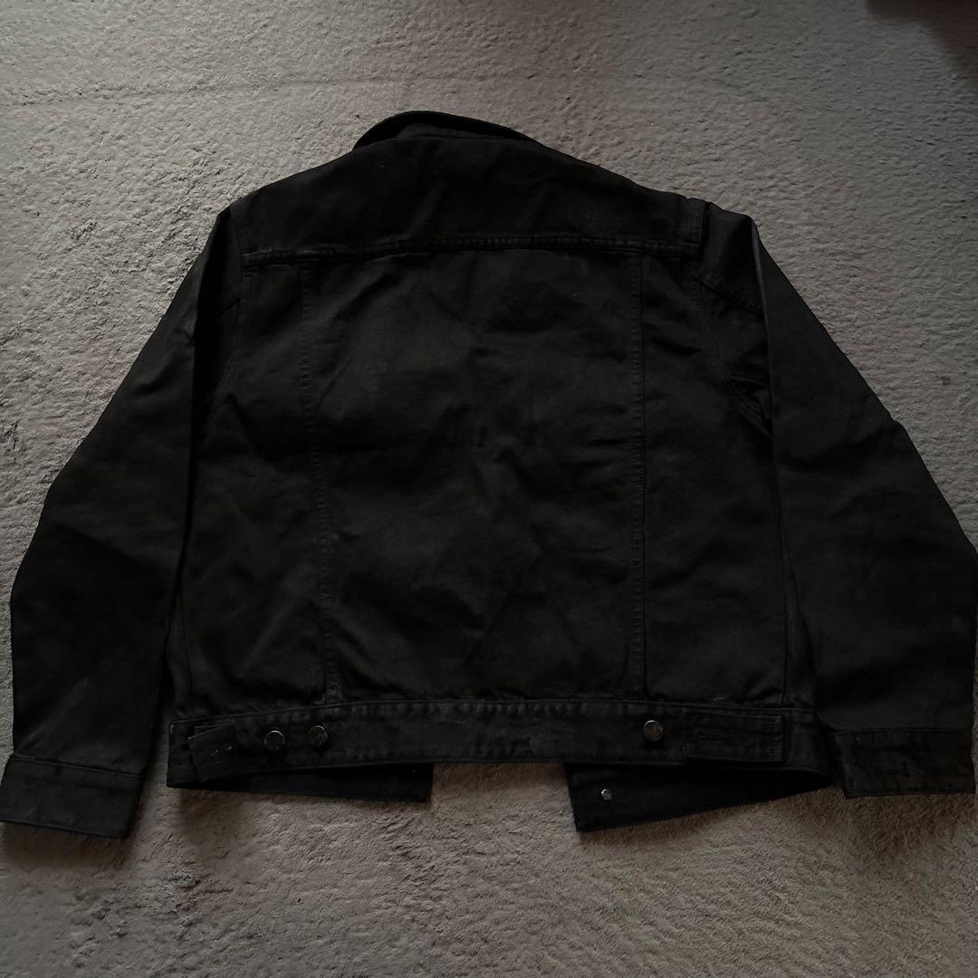 ジャケット・アウター archive coated denim jacket black