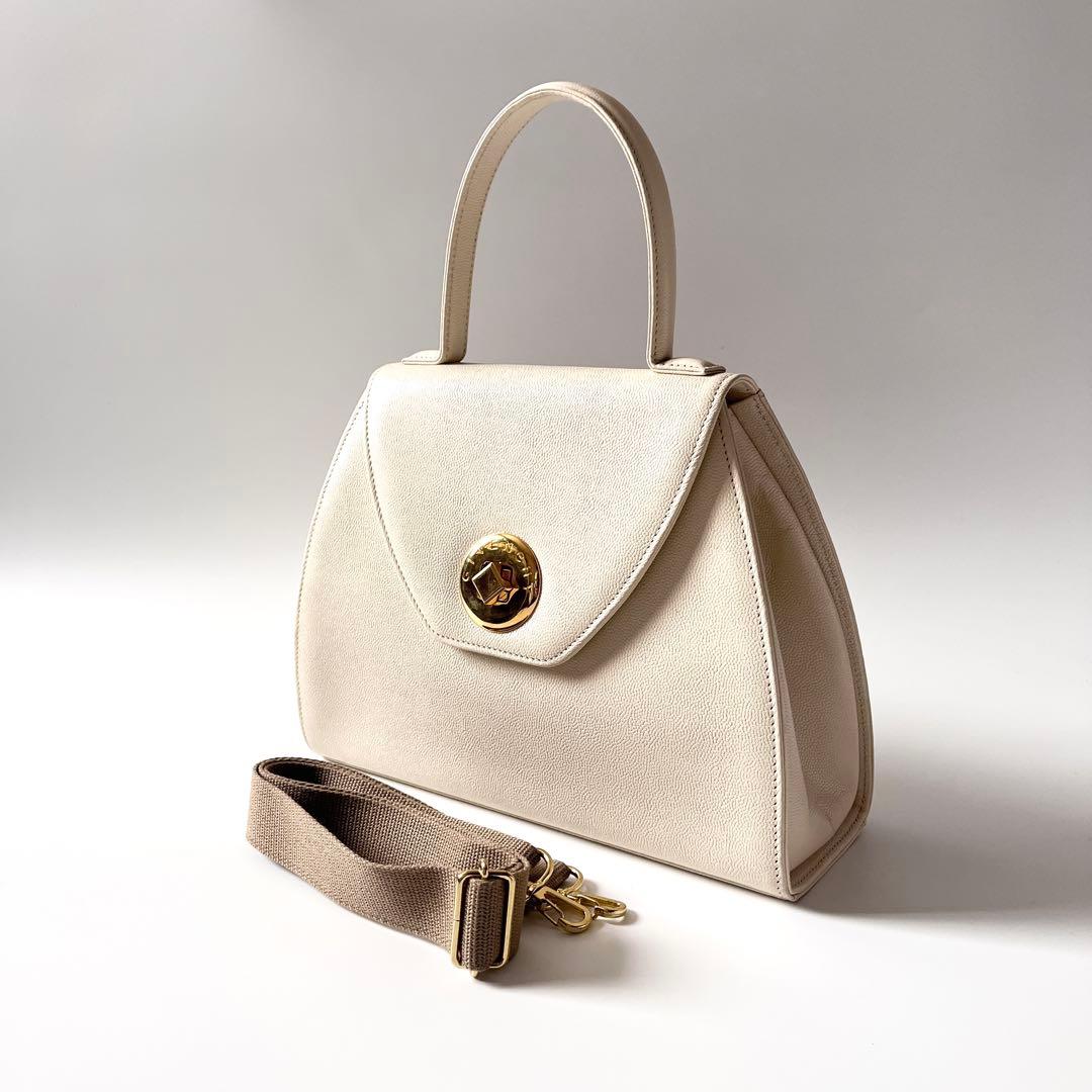 ⭐️SALE⭐ジバンシイ　ハンドバッグ　2way レザー　フラップ　ターンロック