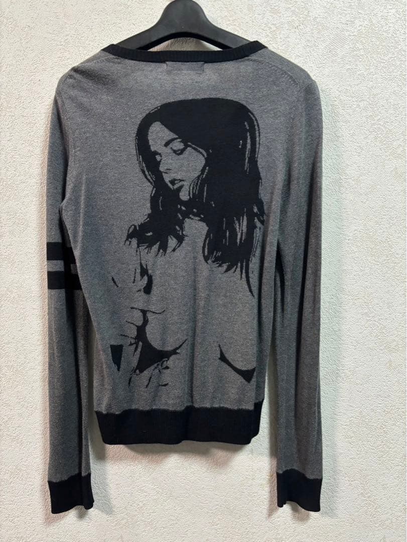 ヒステリックグラマー: レアーデザイン、カーディガン、0121ND04