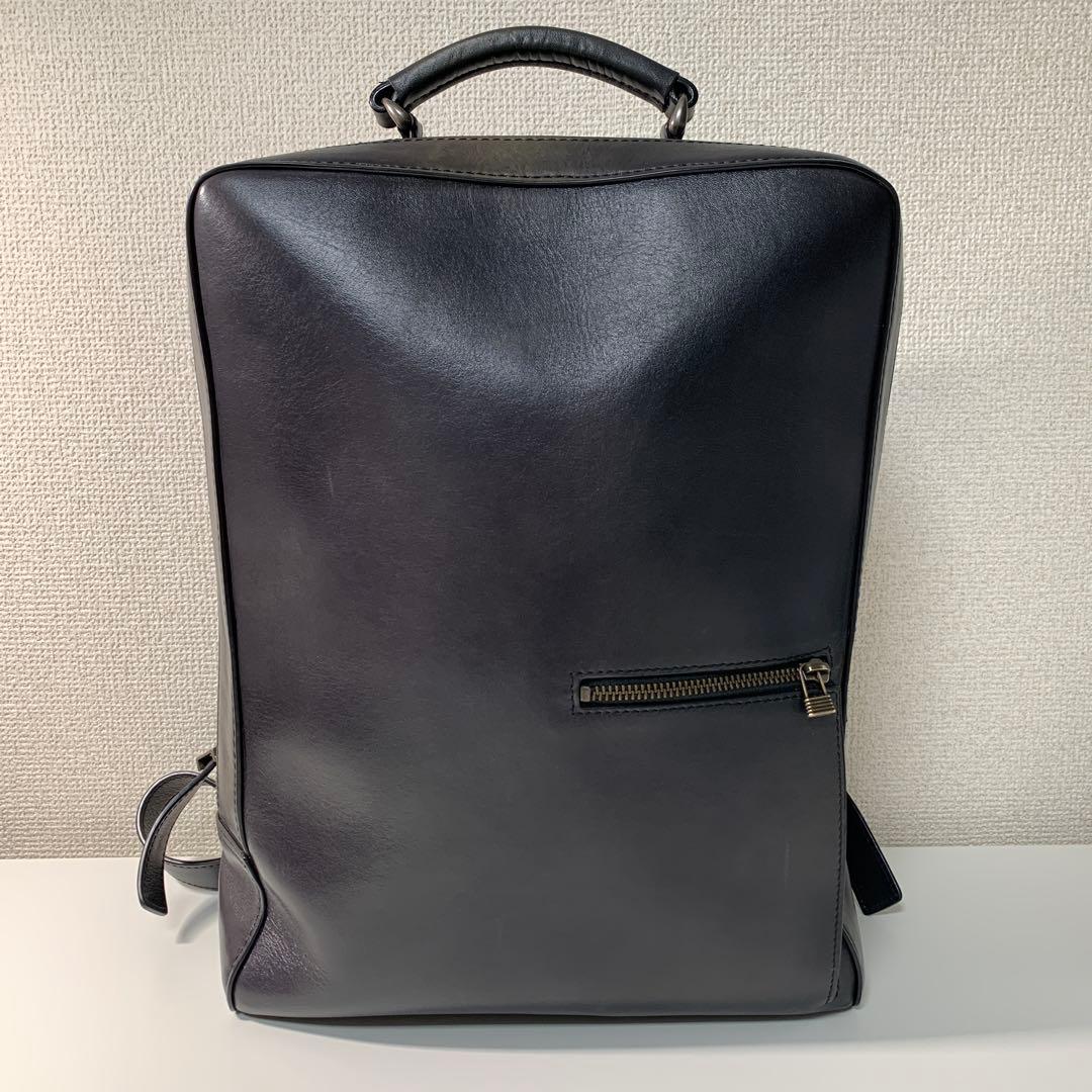 マザーハウス アンティークスクエアバックパック　アンティークブラック