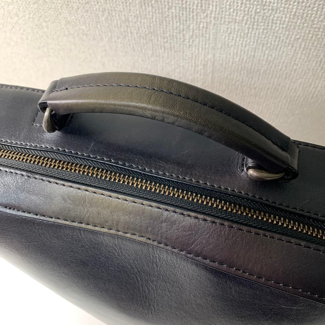 マザーハウス アンティークスクエアバックパック　アンティークブラック