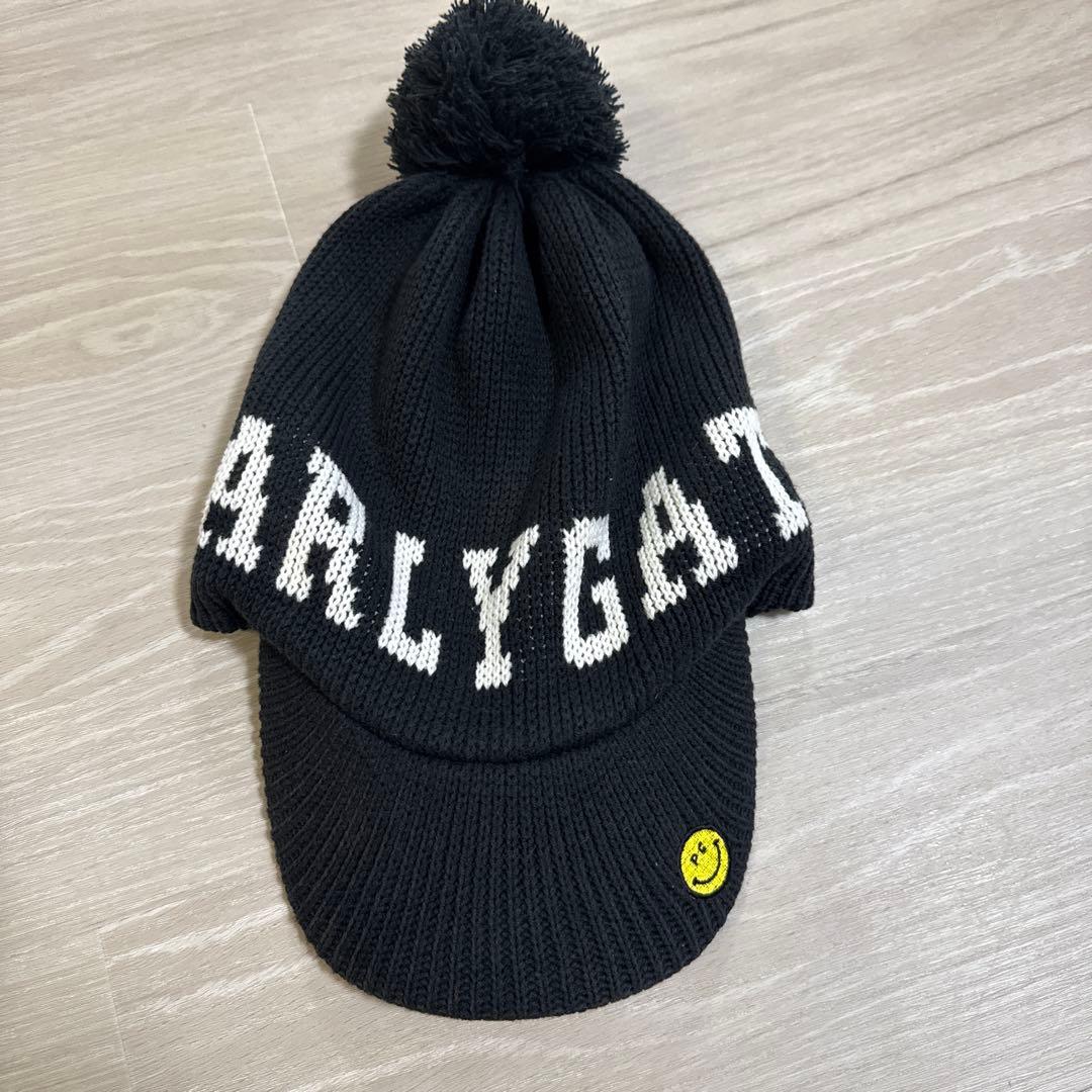 美品☆PEARL GATEES ゴルフニット帽