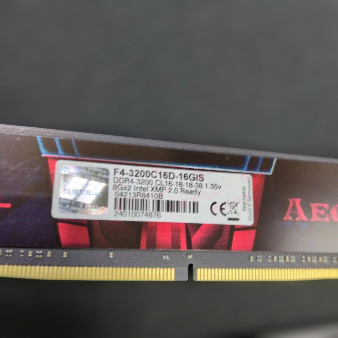 メモリー G.SKILL AEGIS DDR4 16GB 3200MHz