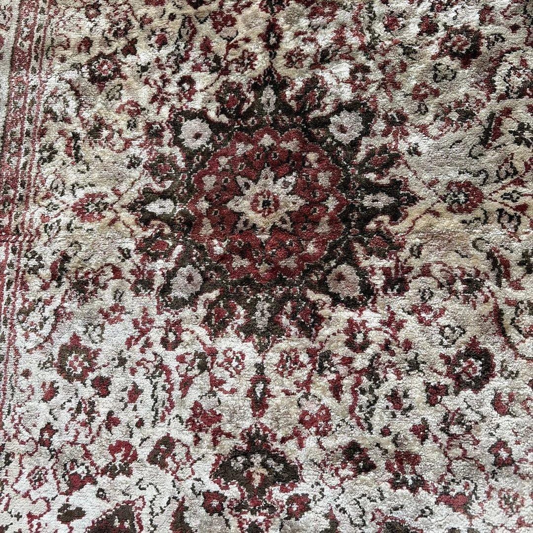 くぬ様 ビンテージシルクラグ★アンティークペルシャ絨毯