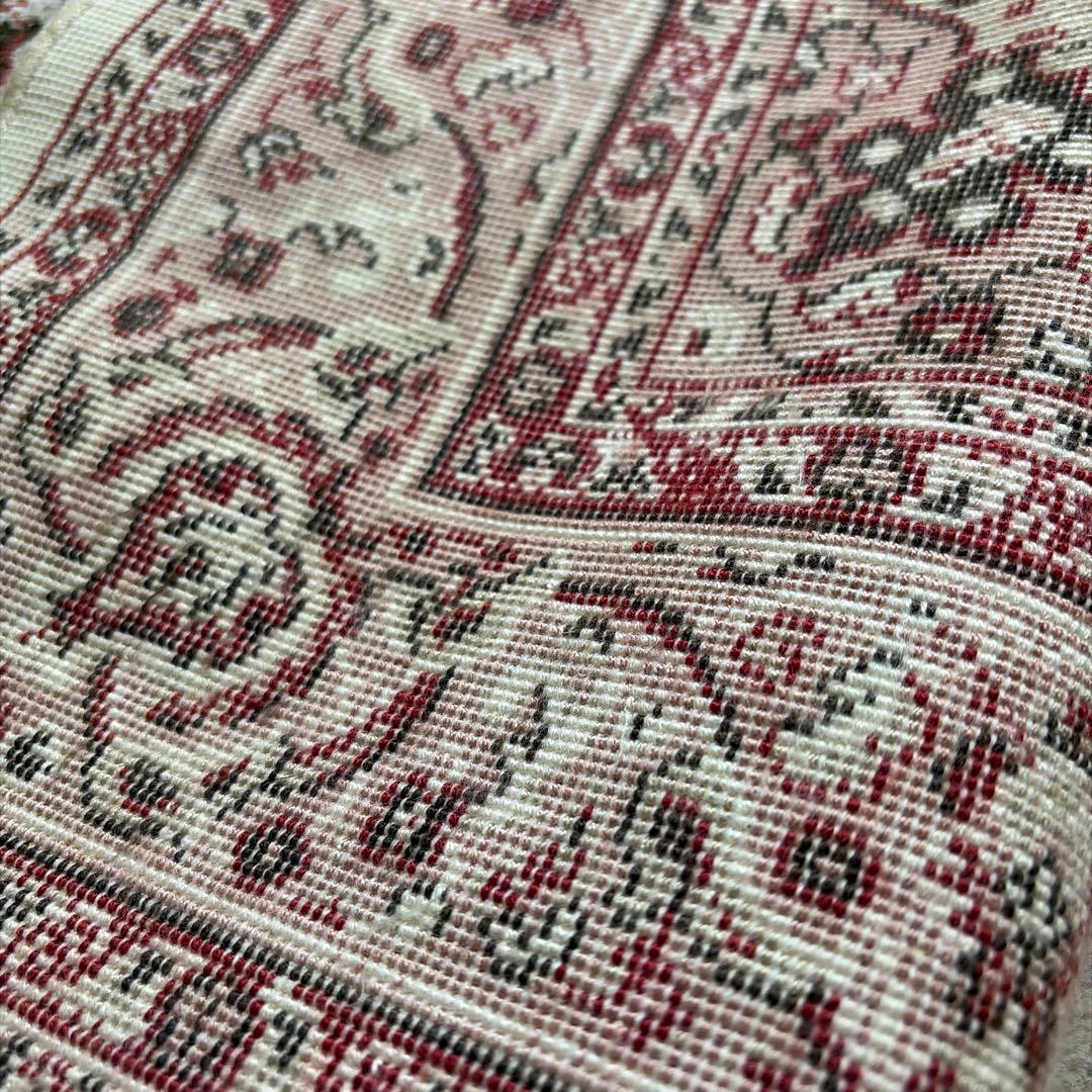 くぬ様 ビンテージシルクラグ★アンティークペルシャ絨毯