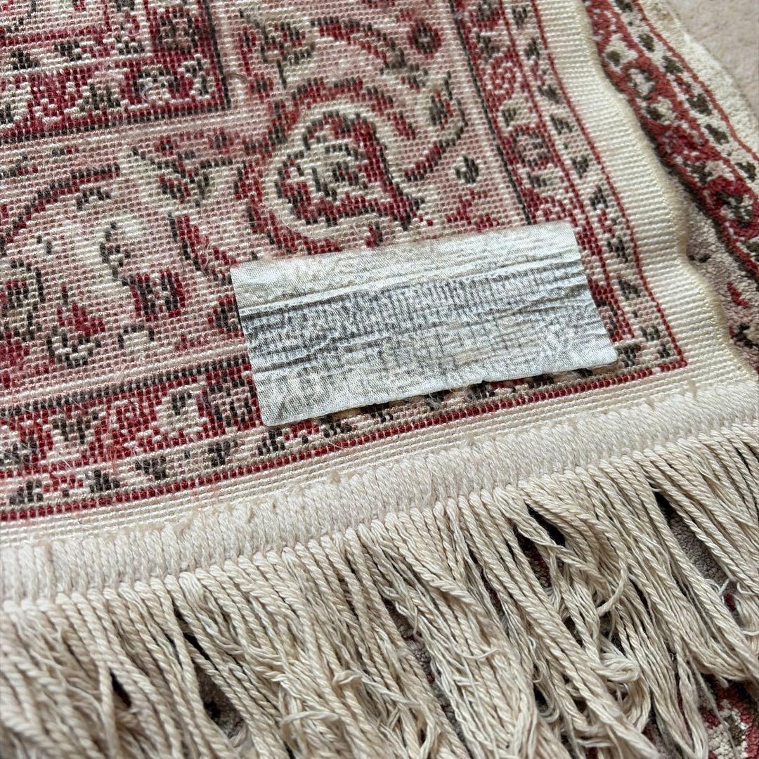 くぬ様 ビンテージシルクラグ★アンティークペルシャ絨毯