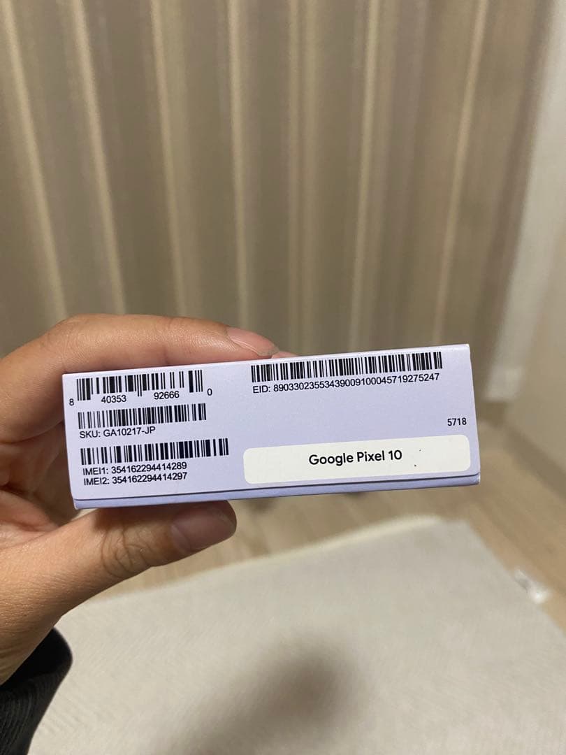 携帯電話本体 Google pixel10 256GB