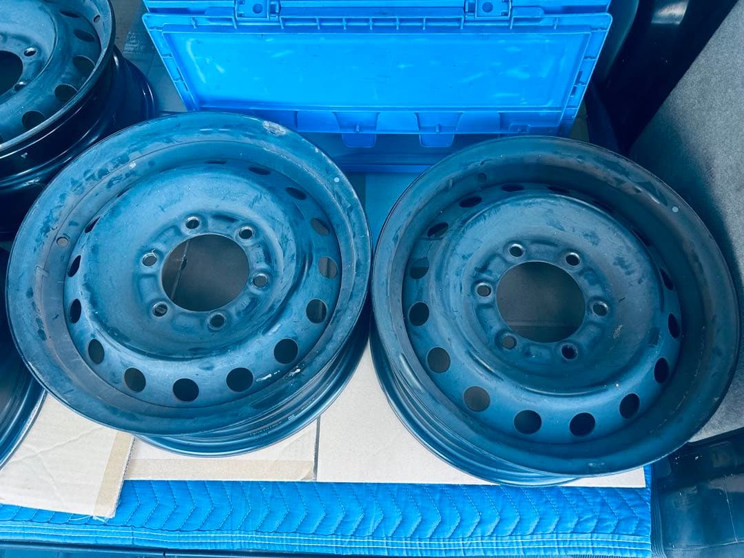 トヨタ 200 ハイエース 純正 15インチ スチール ホイール 4本 レジアス